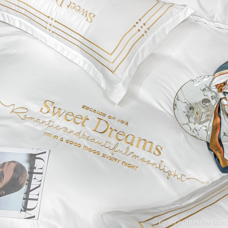 Pearl White Bedding Set para una buena noche