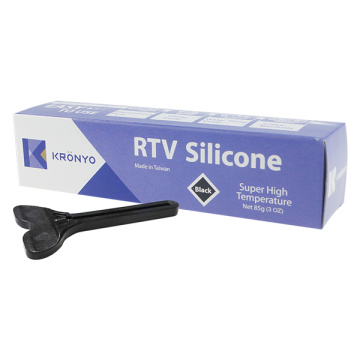 Silicone RTV Hitam dengan Squeezer untuk Enjin