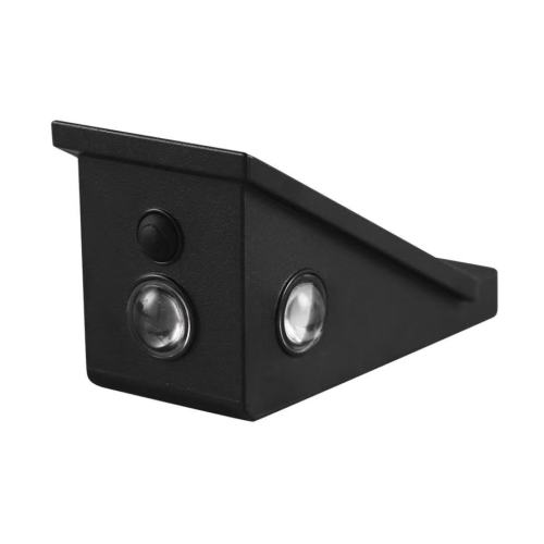 Luminaria de pared luminiscente de 3 lados