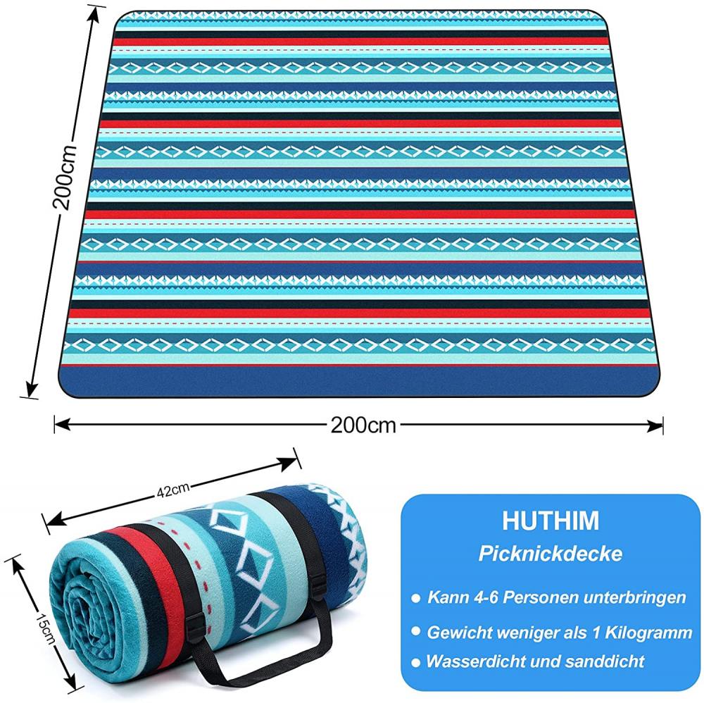 Picnic Blanket Dimension drawing