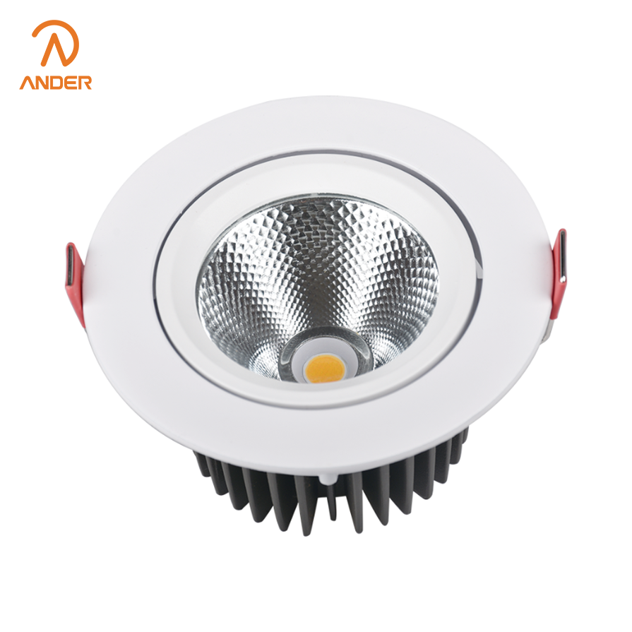 Downlight à dissipation thermique efficace ZL D95 9W RD