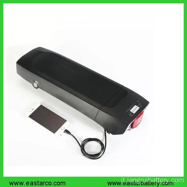 Raccolto posteriore 48 V 14Ah Li ion Batteria al litio Ebike con certificazione CE