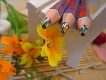 Jumbo mixed color pencil in blister park /jumbo mixed coloring pencils/ big color pencil