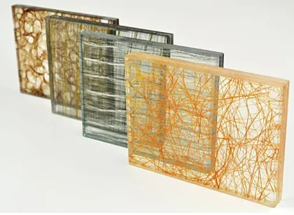 Modern Architecture Decorative Architectural Mesh Laminated Glass