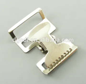 Custom alligator metal buckle and stainless steel alligator clip