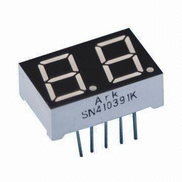0.39-inch Dual-digit 7 segment LED Display, Suitable for Numeric Indicators for Controller Display