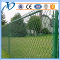 Galvanized chain link fence