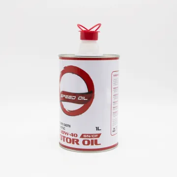 1L Round Motor Oil Tin Can