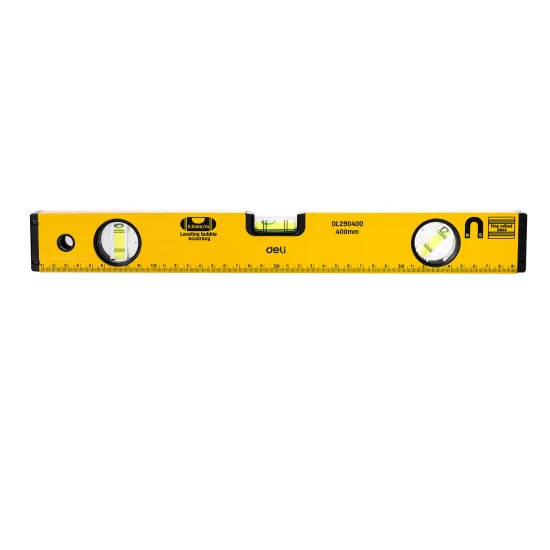 Deli EDL290400 400mm laser tools bubble aluminium tools spirit level 400mm