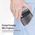 Proyectores de bolsillo portátiles mini proyector de películas caseras