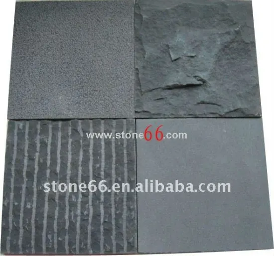 Chinese Yantai Pavement Black Sandstone