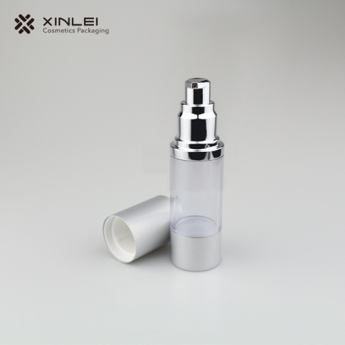 20ml Recipiente Cosmético Airless Alu Bomba Garrafa