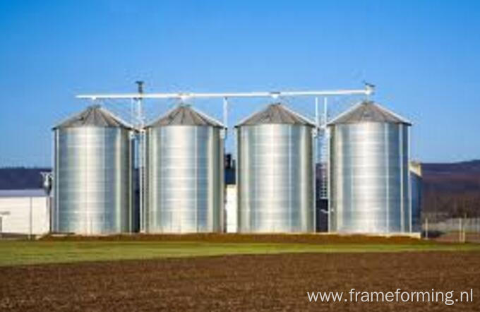 grain storage Curved silo sheet roll forming machine