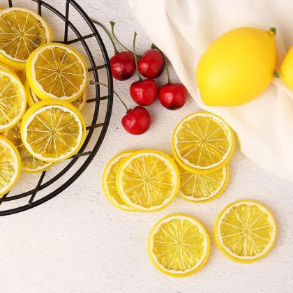 Artificial Lemon Slices Blocks for Party Kitchen Decoration