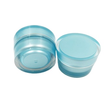 Wholesale Blue Acrylic Jars - 15g, 30g, 50g Skincare Packaging