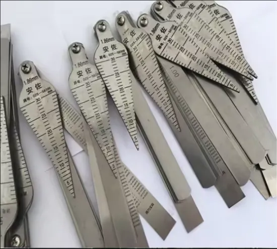 Railway Feeler Gauges and Joint Gap Measuring Gauge
