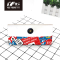 Popular simple color embroidery partysu pu pencil case