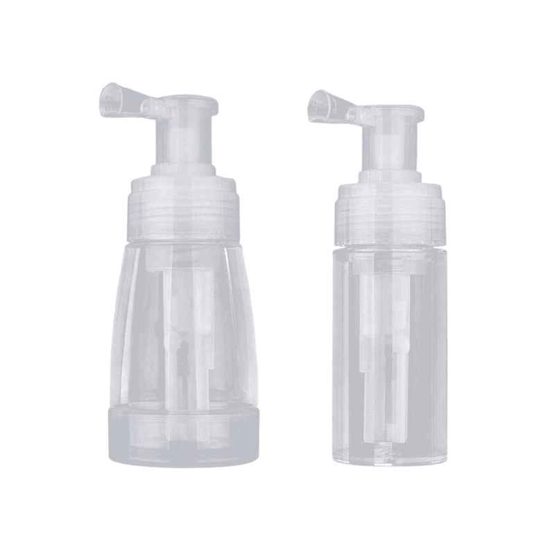 vazio 140ml 180ml 110ml Plástico Pet Baby Pó de pó seco garrafas transparentes