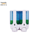 Commercial Hand Dryers Double Bottle Chamber Shower and Shampoo Dispenser Supplier