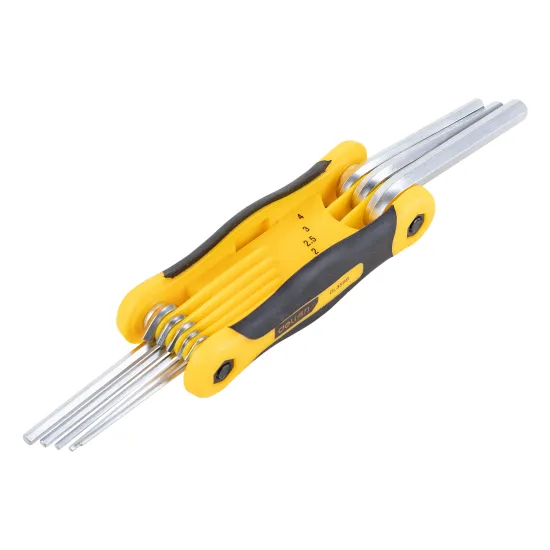 Deli DL3598 Hand Tools Wonderful Performance Folding Design 8 PCS High Quality Hex Key Sets