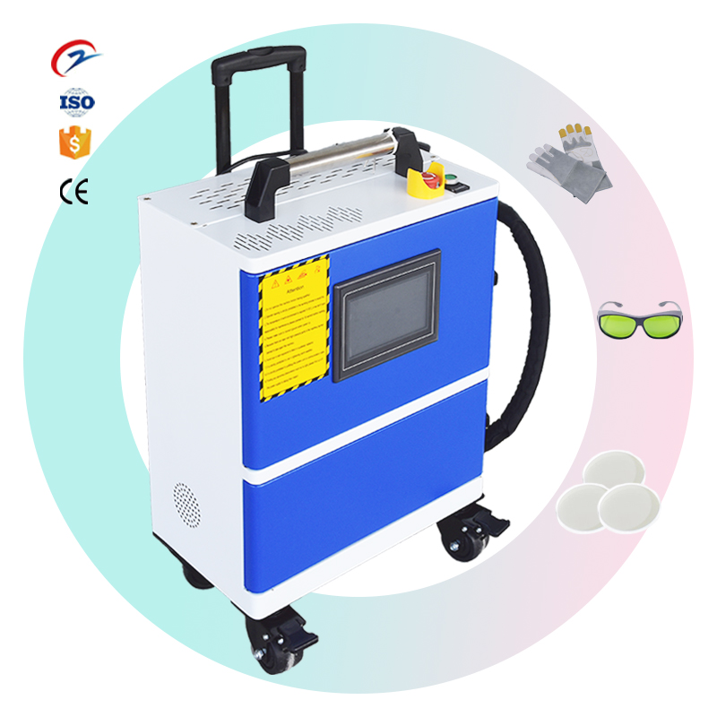 Pulse laser cleaning machine for paint removal