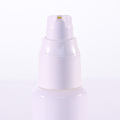 Special shape glass bottle with white pump