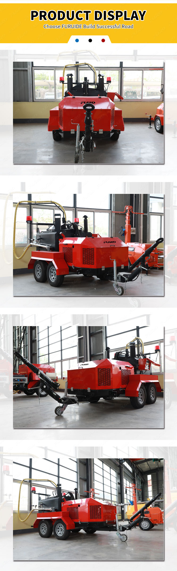 500L road pavement sealing machine