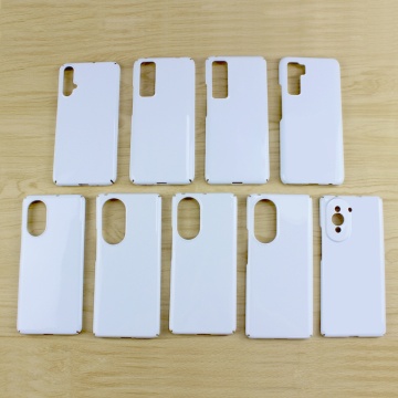 3D Film Sublimation DIY White Blank Hard Phone Cases for Huawei Models