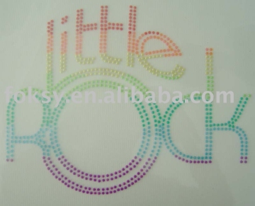 garment hot fix motif