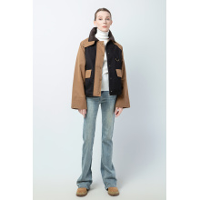 Women's Patch Quilted Jacket for Stylish Comfort