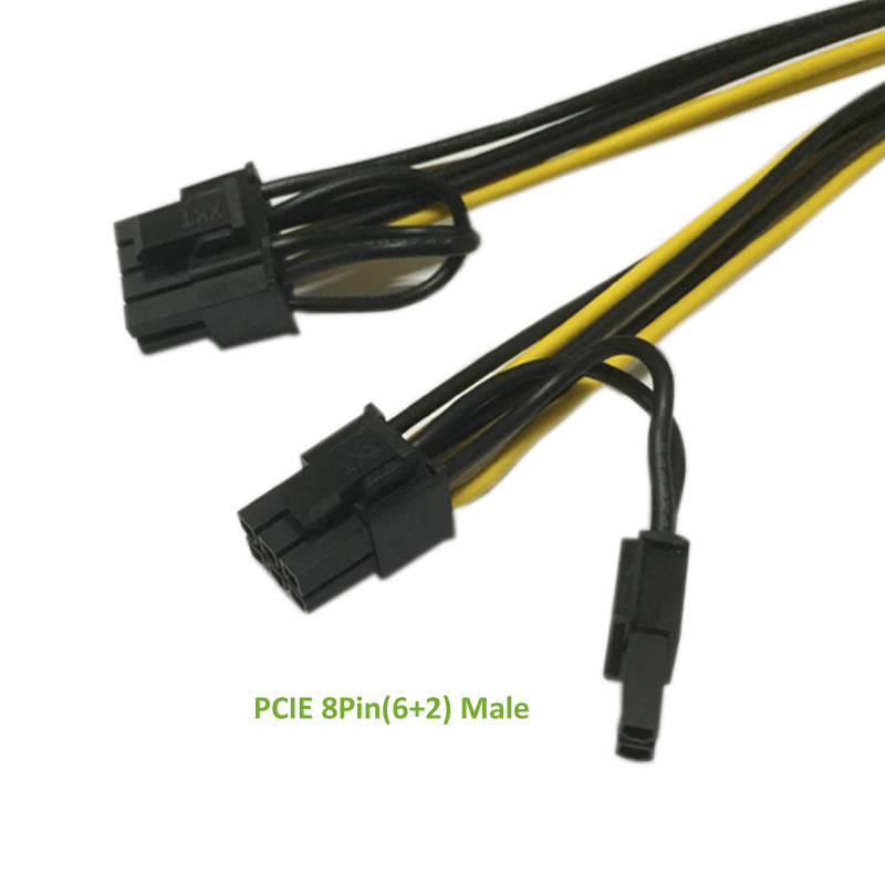 Pcie 8p Female To 2 Port Dual 8pin 6p 2p Male Cable 5 Pcie 8p Female To 2 Port Dual 8pin 6p 2p Male Cable 5
