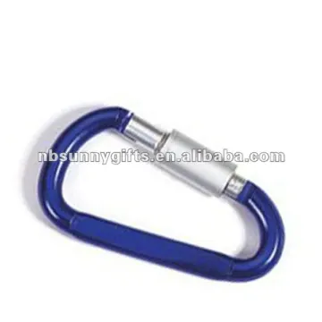 screw lock Aluminium carabiner