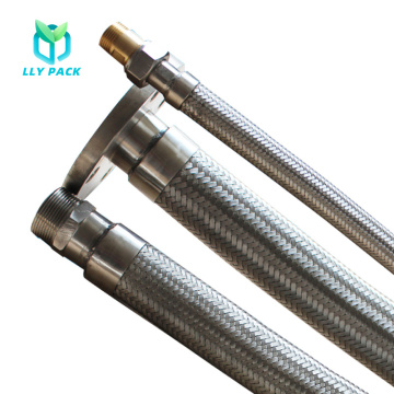 Corrugated Metallic Wire Braided Hoses Flexible Metal Pipe