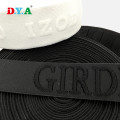 Schwarz -Weiß -Präge -Effekt Jacquard Elastic Band