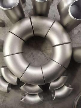 ASTM A403 Wp304h الفولاذ المقاوم للصدأ 90d Lr الكوع