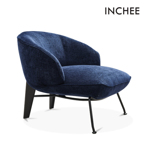 High Density Sponge Fabric Armchairs Contemporary Style Single Seat Armchairs Factory