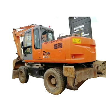 Affordable Second-Hand Hitachi ZX160W Wheel Excavator from Japan for Sale