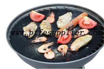 PTFE Reusable Heavy-duty Round Non Stick BBQ Liner