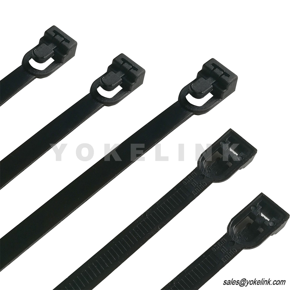 nylon cable tie-releasable type Stainless Steel Cable Tie with Self-Locking Ball Buckle