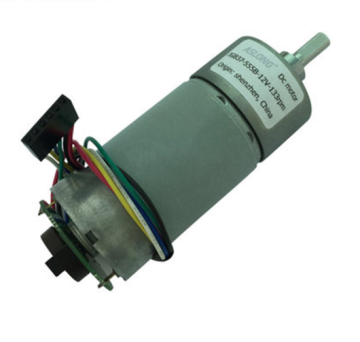 High Torque Low Speed Planetary DC Gear Motor with Hall Sensor Encoder