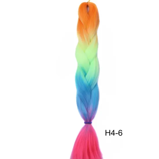 10 pcs Synthetic Jumbo Braids Hair 100g 24 inch High Temperature Fiber Jumbo Braiding Ombre Crochet Braiding Hair Extensions