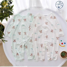 귀여운 만화 자동차 인쇄 아기 점프 수트