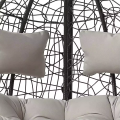 Contemporary Swing Chair in PE Rattan For Outdoor