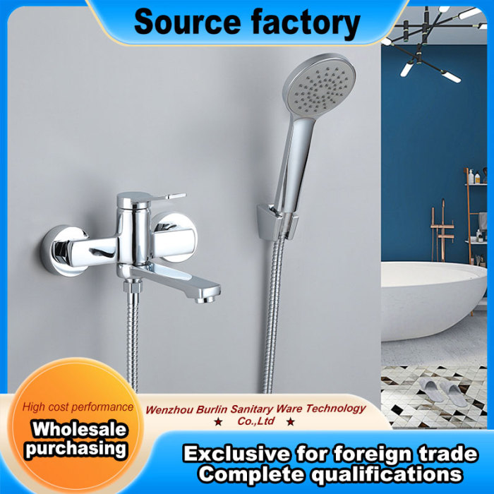Contemporary Electroplated Shower Valve in Zinc Alloy