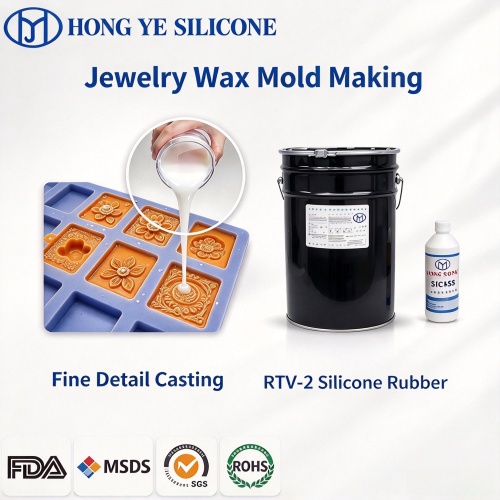 RTV-2 Tin Cure Silicone for Jewelry Wax Mold