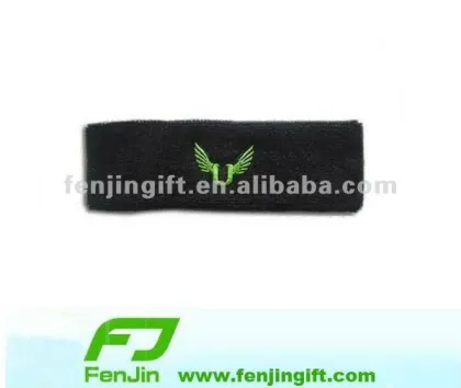 custom embroidery brand logo sports headband