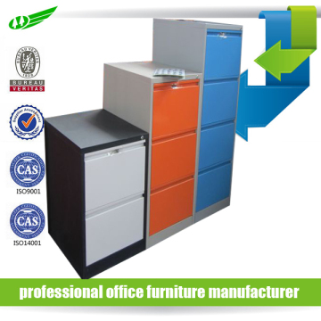 2-4 drawers vertical steel colorful cabiet for office