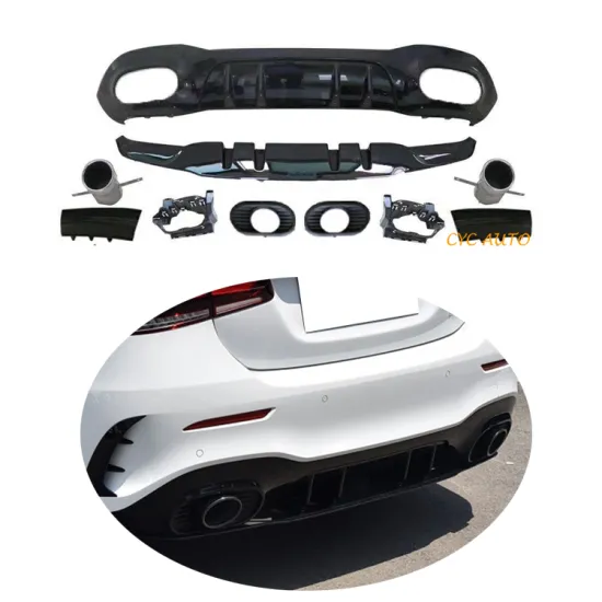 Car Parts W177 Rear Diffuser for Mercedes A Class W177 Modified A35 - 2019 2020