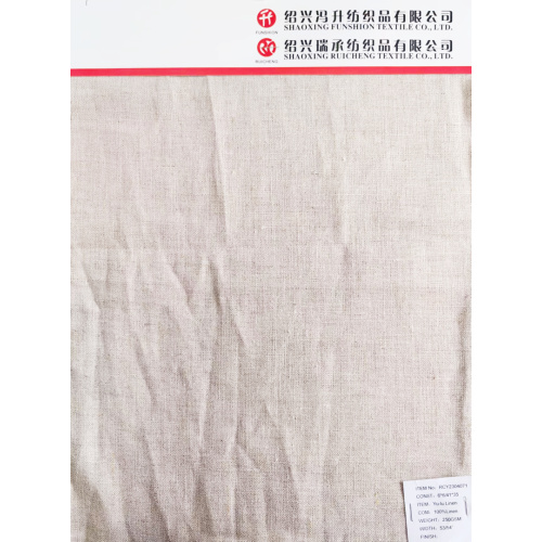Pure Linen Dyed Cream Coloured Fabric