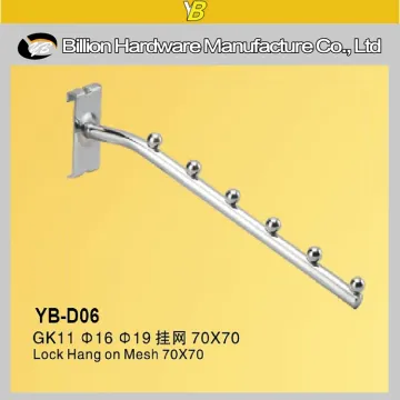 Clothes shop wall hanging display hook gridwall hook